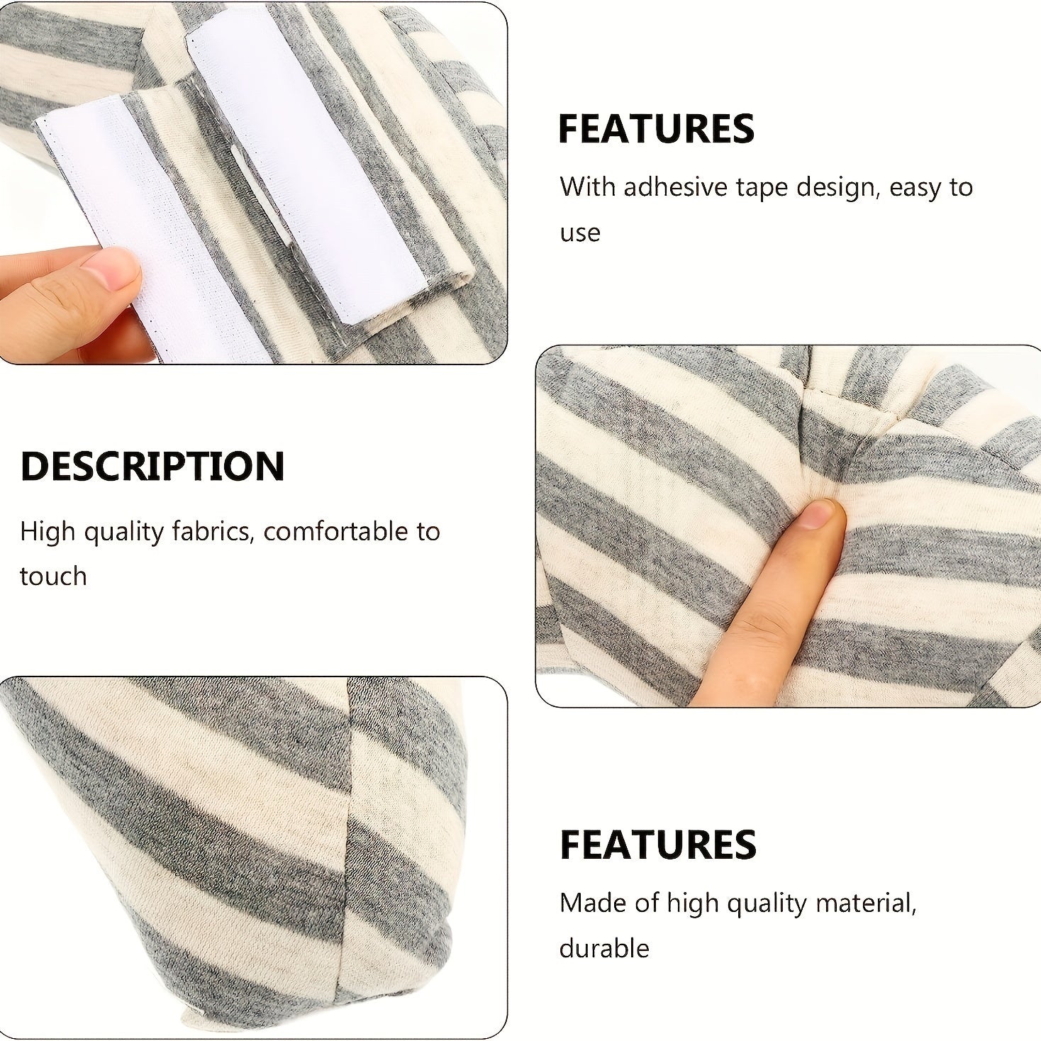 Universal Car Seat Travel Pillow Neck Support Cushion Super Soft Headrest