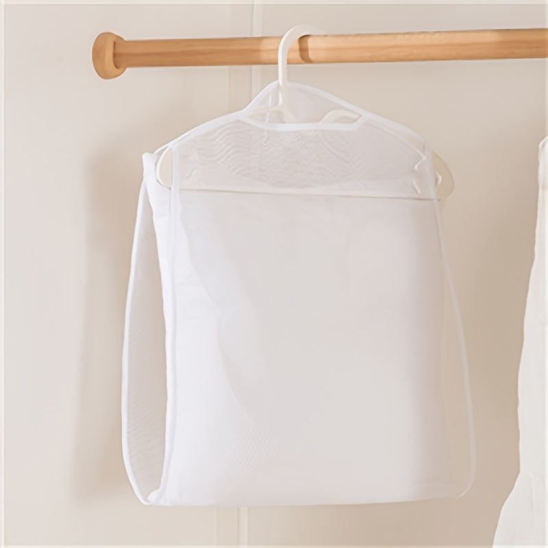 White Polyester Pillow Drying Net for Outdoor Hanging Storage