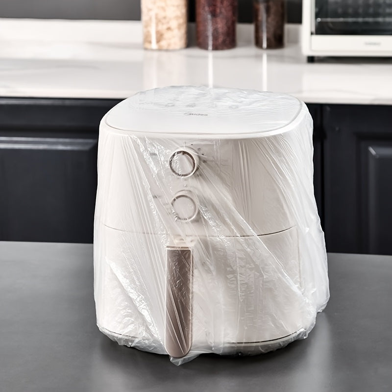 Uy jihozlari uchun mustahkam bir martalik chang qopqog'i, guruch pishirgichlari, pishirish qutilari va mikroto'lqinli pechlar uchun ideal, qalin materialdan tayyorlangan shaffof film qopqog'i