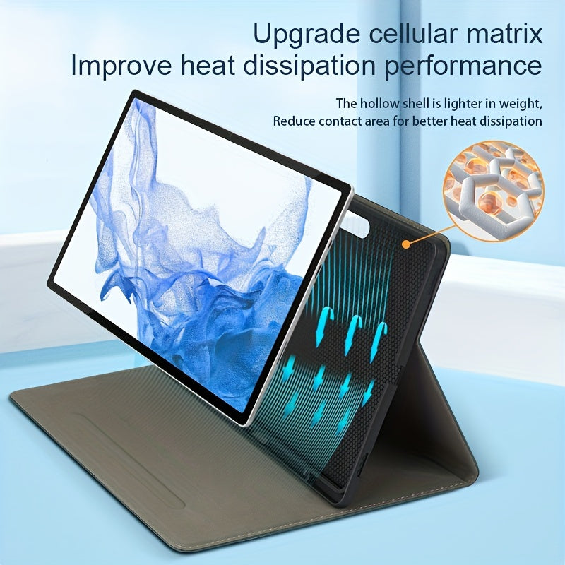 Samsung Tablet Protective Case for S9 S8 S7 S8 Ultra Tab S7 FE S6 Lite with Pen Slot and Anti-Fall Protection