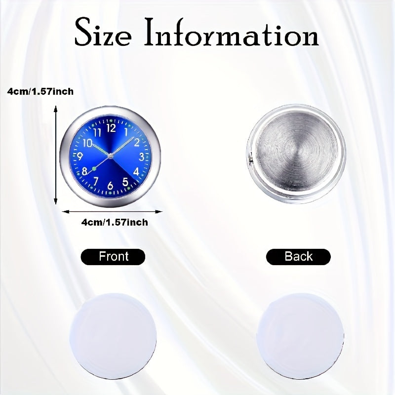 Настройка часов на приборной панели автомобиля, мини-светящийся вентилятор для украшения автомобиля