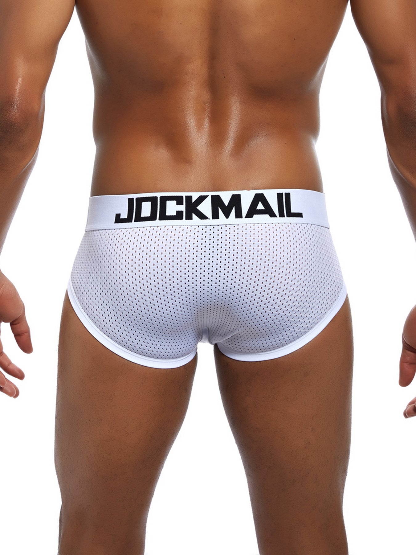 Men's Briefs 4-Pack Nylon Spandex Low Rise Breathable Mesh Casual Underwear