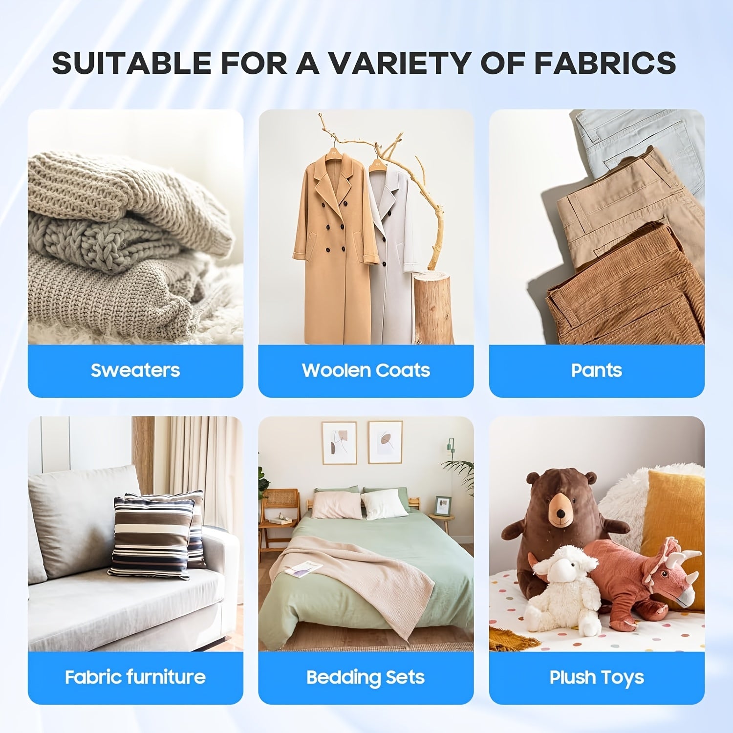 Fabric Shaver Portable Rechargeable Wool Pilling Remover for Sweaters and Wool