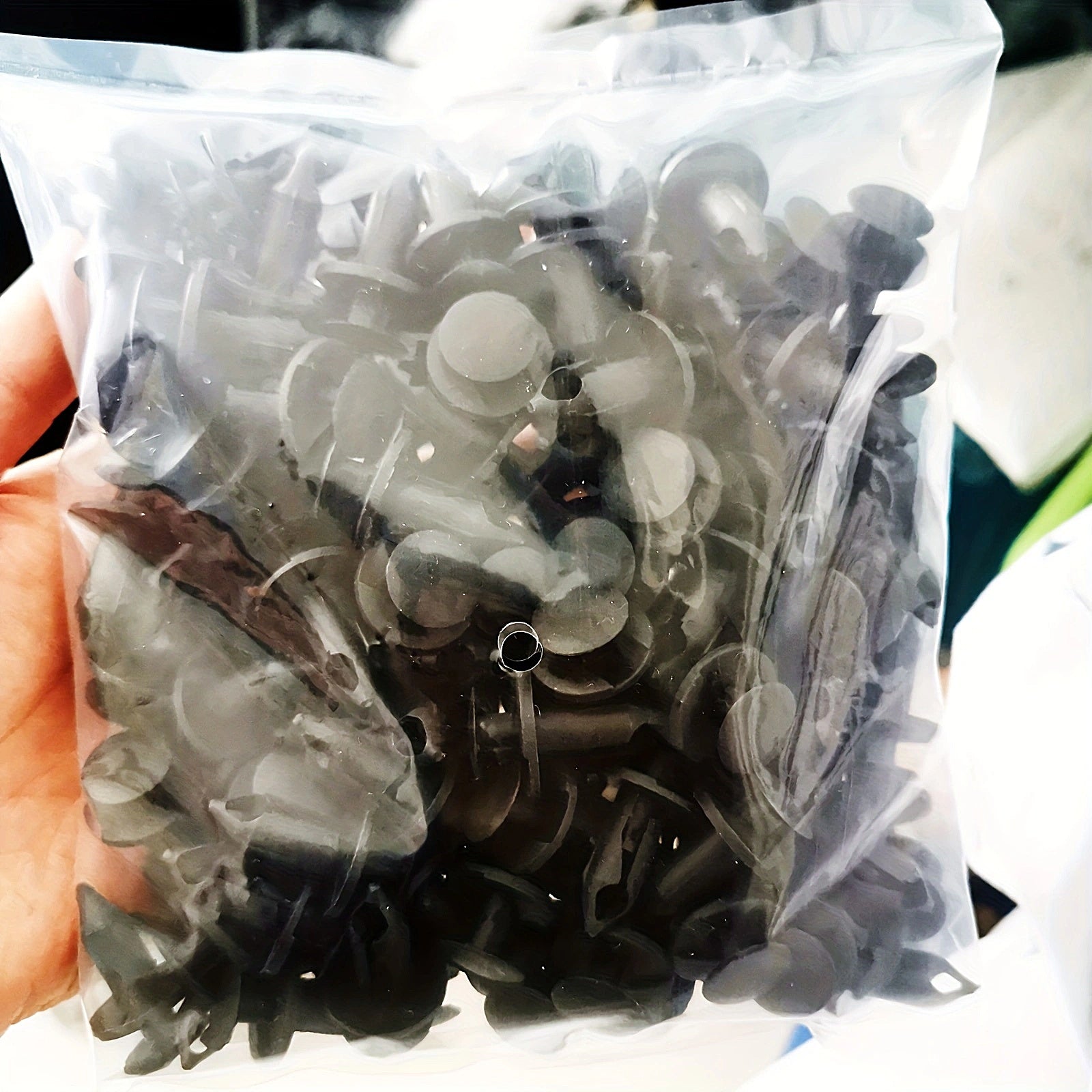 120 Pieces 8mm Car Bumper Clip Fasteners Plastic Rivets for Auto Body