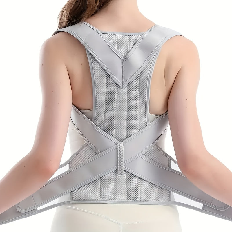 Unisex Back Support Brace for Fitness and Leisure Activities Neoprene Knit Fabric