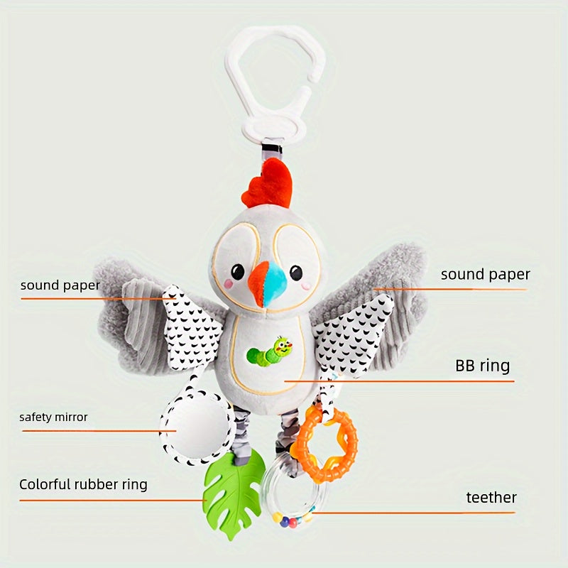 Cute Animal Plush Toy for Babies Nursery Car Seat Stroller Soft Stuffed Animal Gift