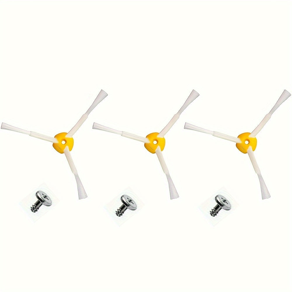 3 ta yon cho'tka almashtirish to'plami IRobot modellari 900, 800, 700 va 600 seriyalariga mos keladi, jumladan 960, 980, 985, 860, 870, 877, 880, 890, 891, 895, 805, 761, 770, 780, 790, 614, 650, 665, 671, 675 va 690.