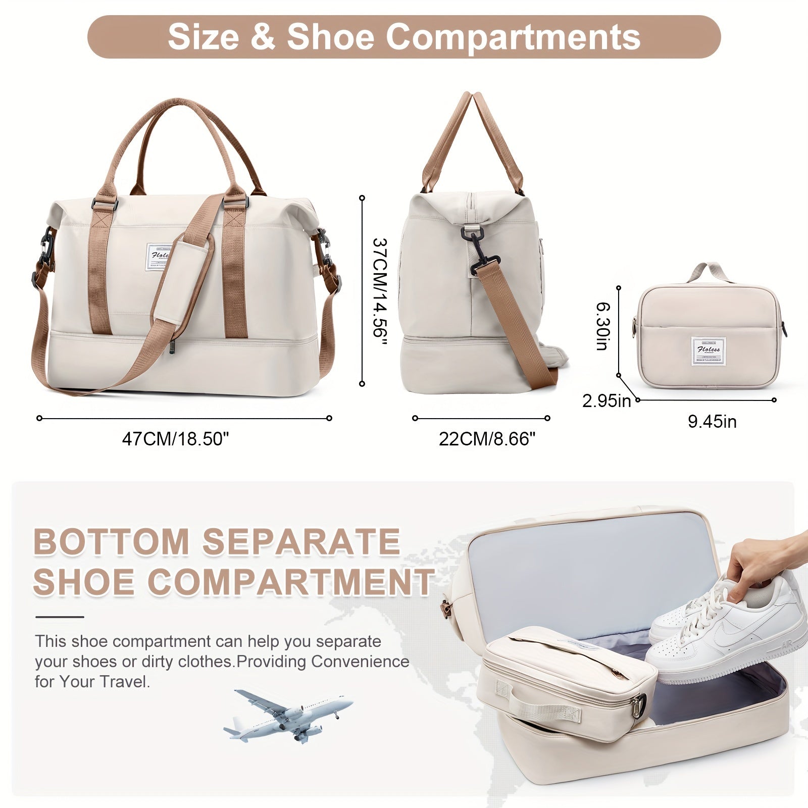 Багаж и дорожные сумки, туалетные принадлежности и косметички, чемодан с кодовым замком доступен в 1 штуке или 6 штук.