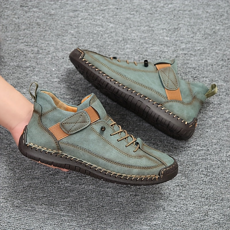 Women's Retro Casual Sneakers Non-Slip Rubber Sole All-Season Lace-Up Shoes