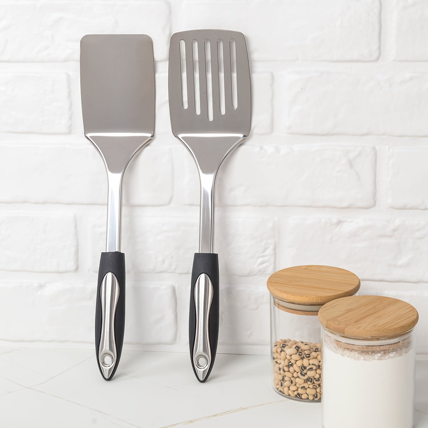 Set of 25 Stainless Steel Kitchen Utensils Non-Stick Cookware Safety Tools