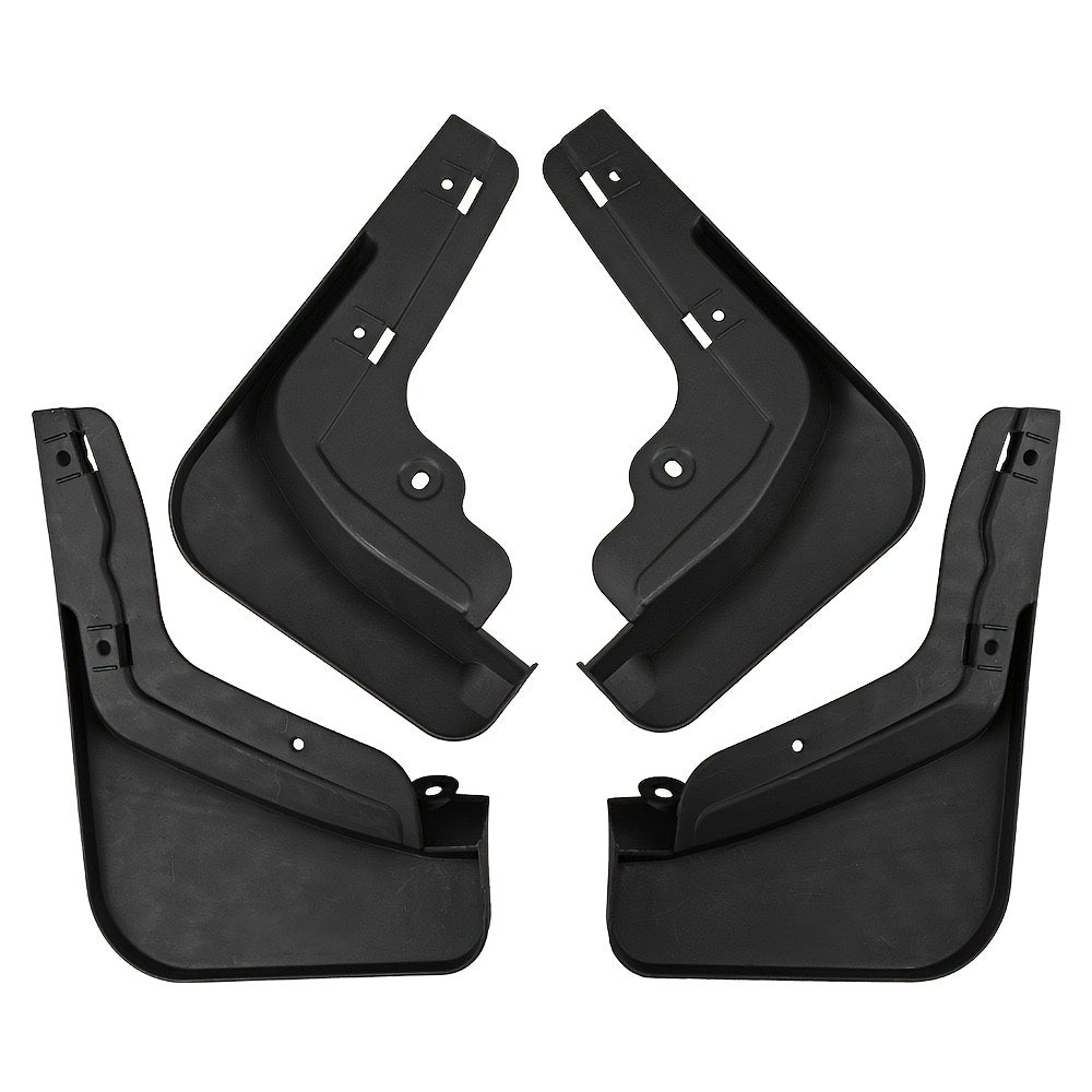 4pcs Car Fender Mudguards for Front and Rear Wheels Durable Scratch Protection