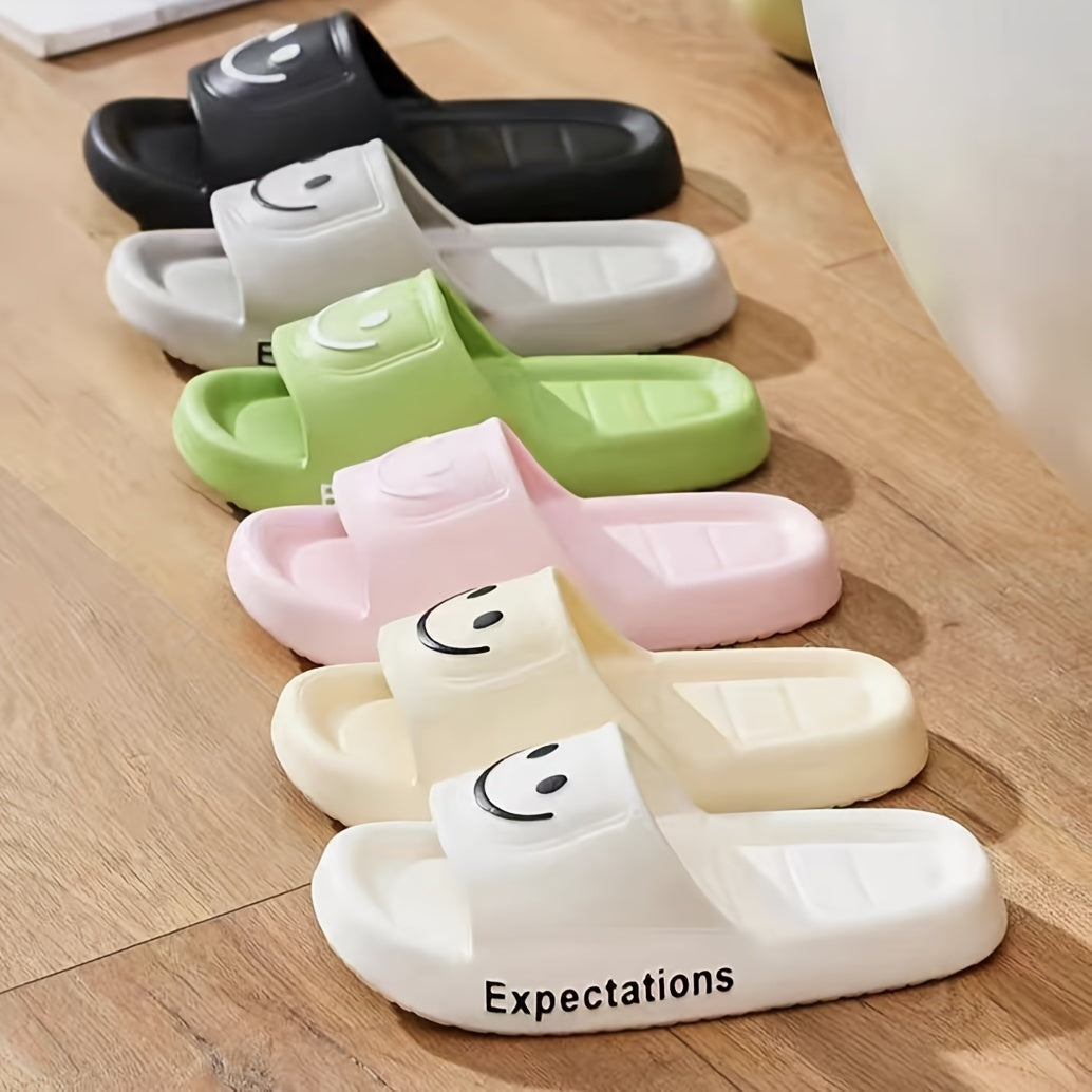 Pantuflas de interior para hombres y mujeres EVA antideslizantes casuales de temporada y de color sólido