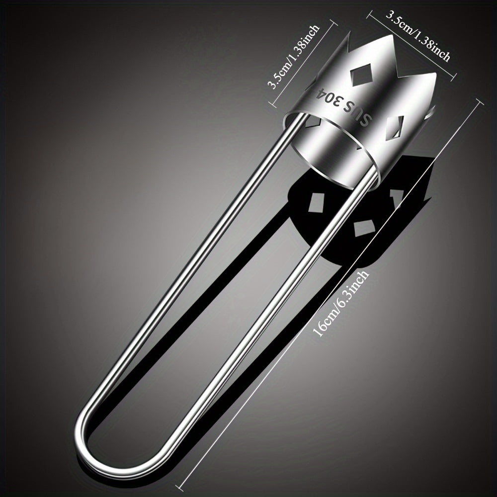 Многофункциональный кухонный гаджет из нержавеющей стали для домашней кулинарии - Легко удаляйте семена из фруктов и овощей с помощью этого корера и инструмента для выемки.