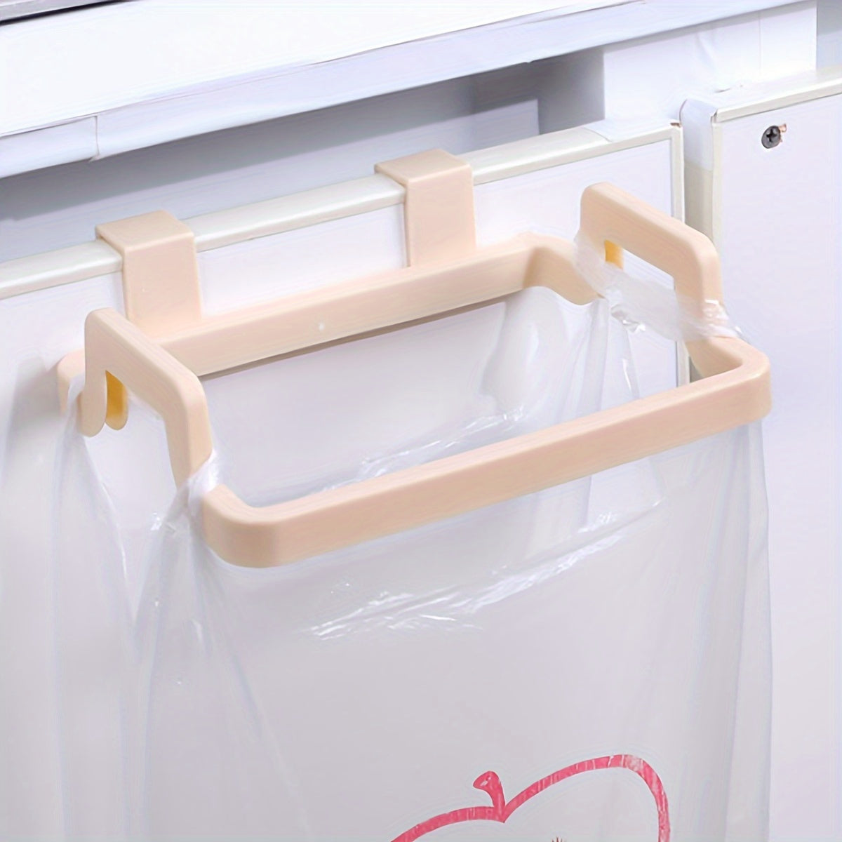 Eshik ortiga o'rnatiladigan plastik sumka ushlagich, panda dizayni bilan, oshxona chiqindilari uchun, uyda saqlash uchun uy-ro'zg'or tashkilotchisi