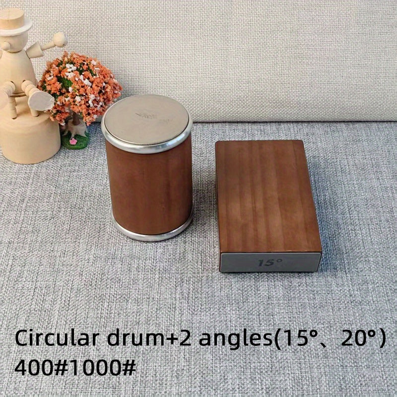 Aniq pishirish idishlarini keskinlashtirish uchun roller shampur kit.