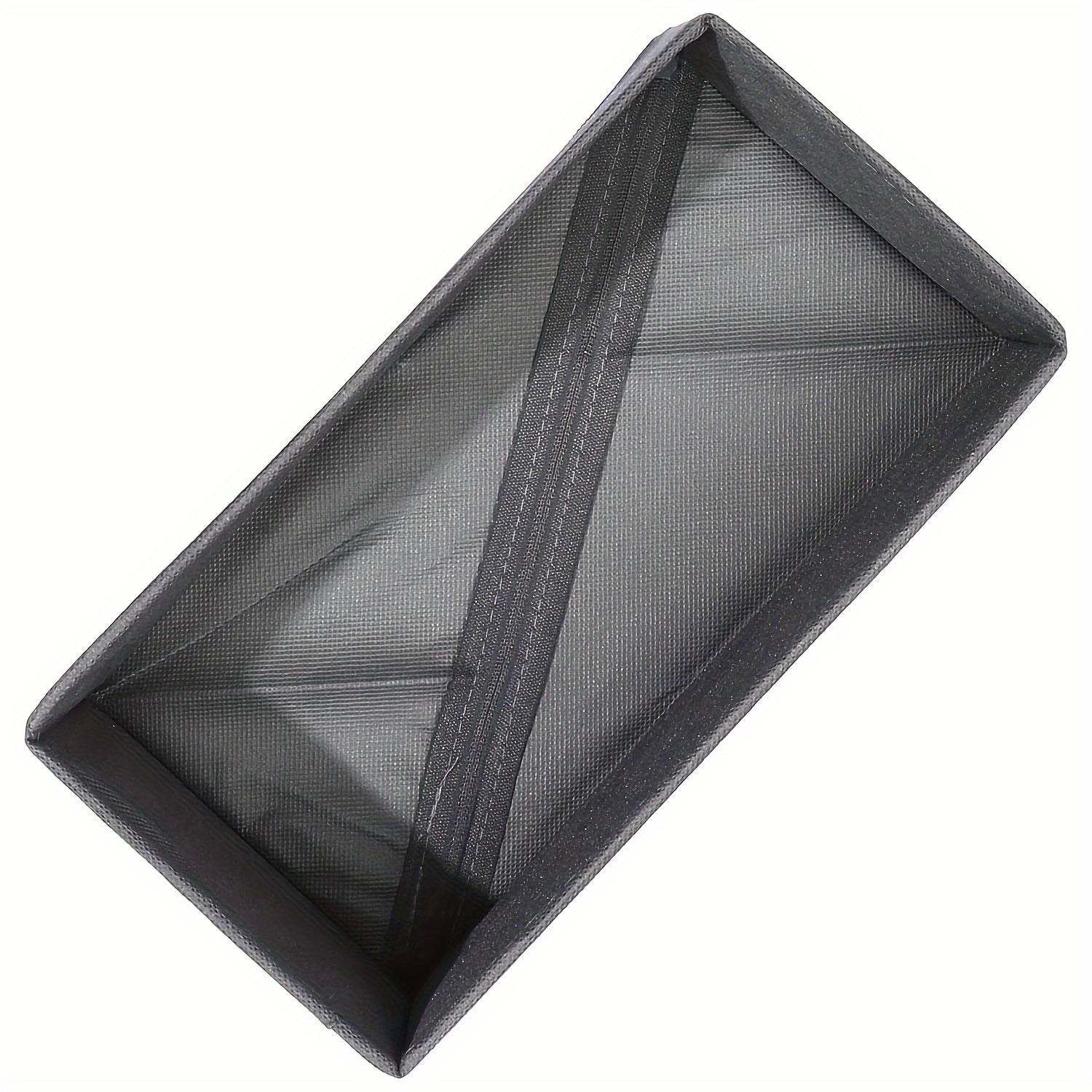 Set of 3 Canvas Drawer Organizers for Socks Underwear and Clothes with Foldable Dividers