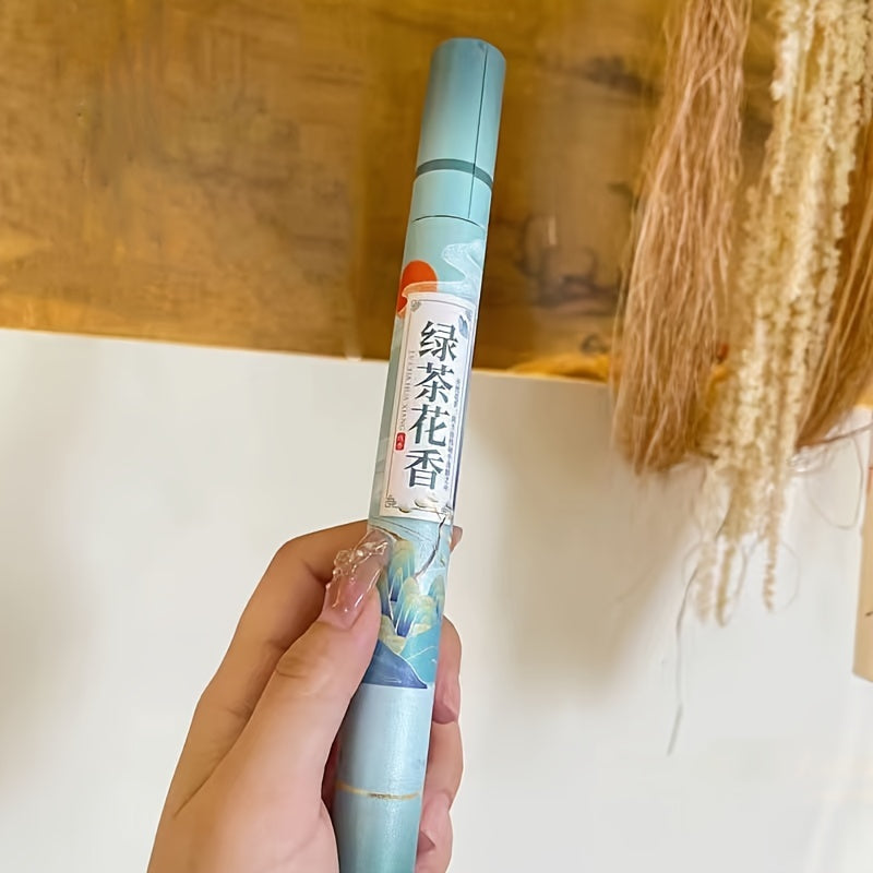 40 Pieces Floral Scented Incense Sticks for Air Purification and Odor Elimination in Osmanthus Lavender Rose Scents