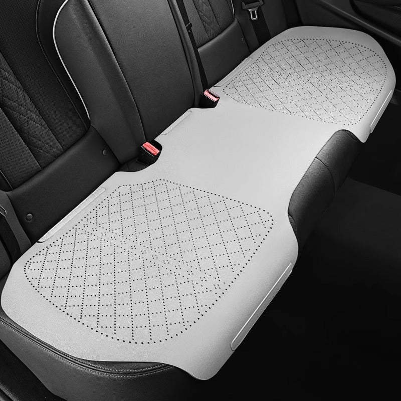 Cojín para asiento de coche arroz vainilla, de temporada, transpirable, con perforaciones, tapete para coche