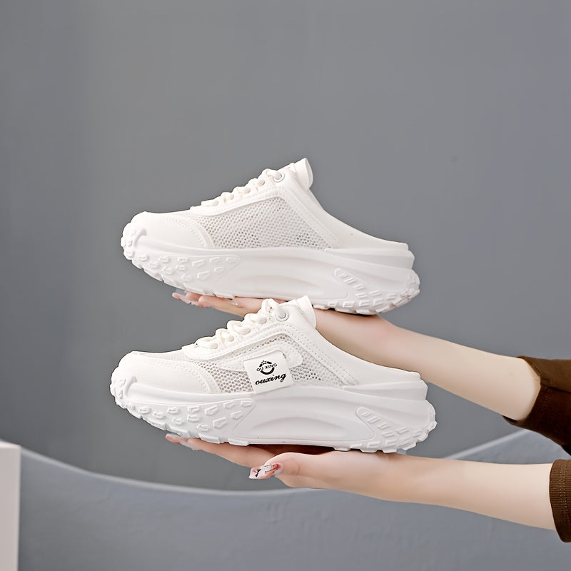Women's Mesh Slip-On Sneakers Casual Summer Breathable Shoes