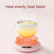 USB Heated Coaster Smart Beverage Warmer for Cups with Auto Off