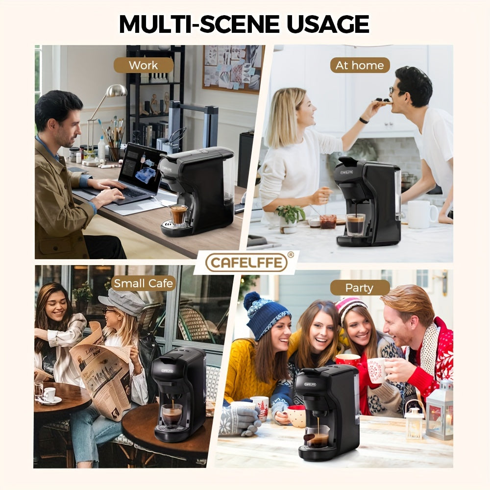 Coffee Maker Hot Cold Brew Capsule Coffee Machine 600ml Removable Water Tank