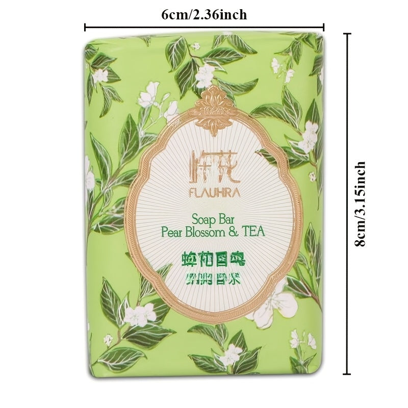 Essential Oil Infused Soap with Spring Tea Peony and Sandalwood for Face Bath and Hand Washing