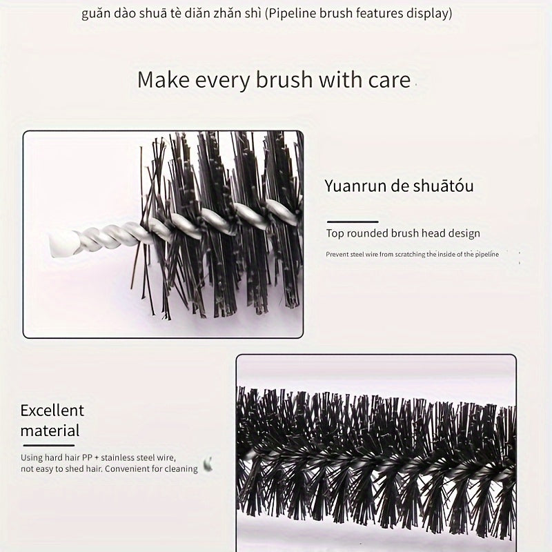 Vannalar va quritgichlar uchun tozalash cho'tkalari, quvur va drumni yuvish uchun tozalash asboblari