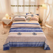 Цветастое пледовое одеяло из мягкого плюша, фланели и флиса, всесезонное, 180-200 г/м²