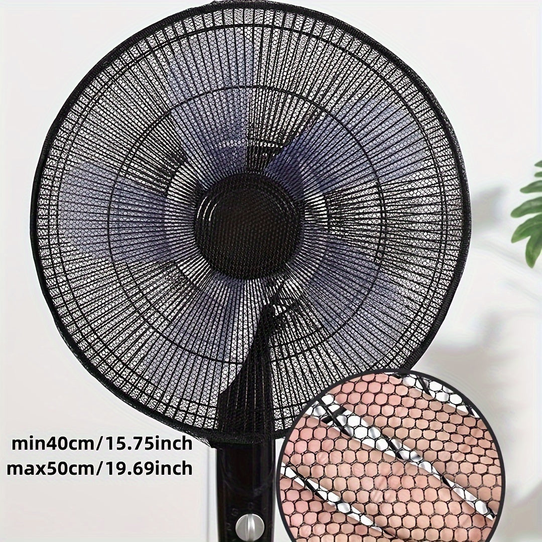 Washable Fan Dust Cover Durable Fabric Safety Net for Home Office Use
