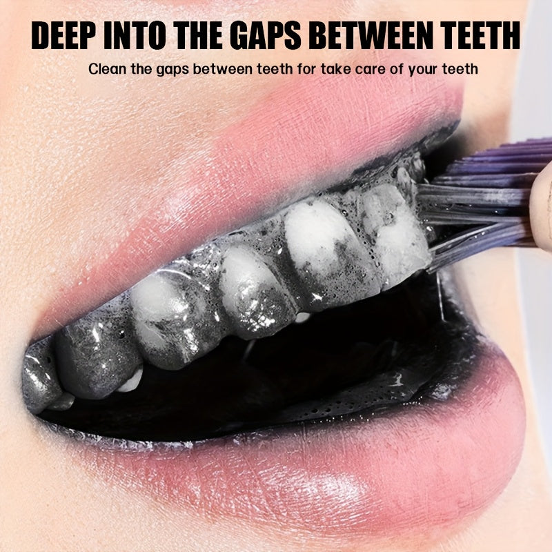 Men Women Natural Bamboo Charcoal Mint Tooth Powder Deep Clean Whitening