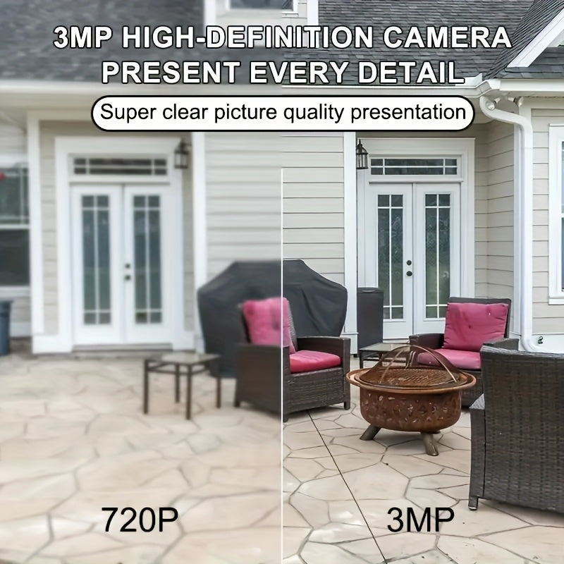 Wireless IP Security Camera 1080P Full HD Night Vision WiFi Motion Detection Two-Way Audio