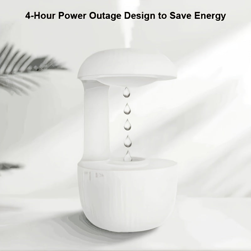 Унисекс 500 мл увлажнитель воздуха в форме капли с ночником и диффузором эфирных масел