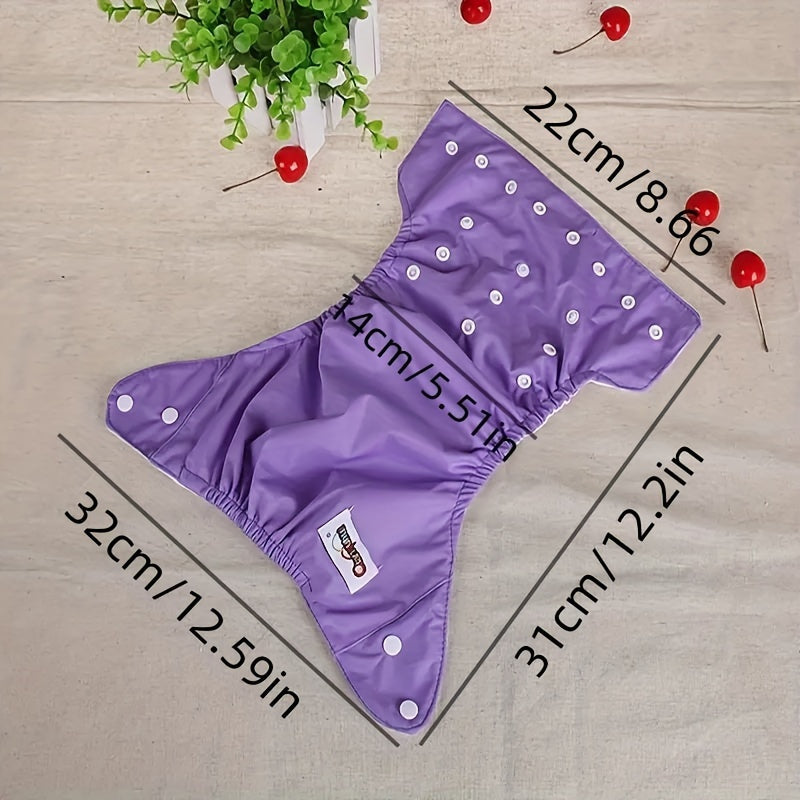 Adjustable Cotton Diaper Covers Waterproof Training Pants for Babies in Mixed Colors
