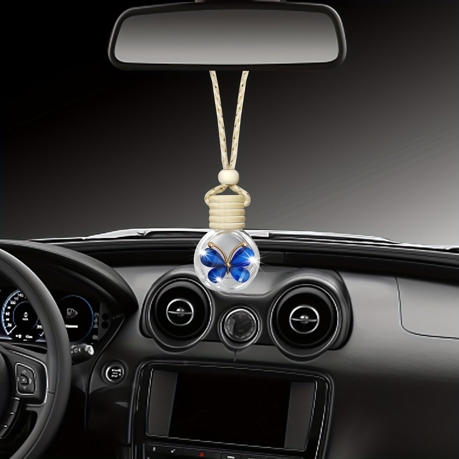 Avtomobil havo tozalovchi shisha diffuser qayta ishlatiladigan to'ldirish shishasi transport vositasi ichki qismi uchun