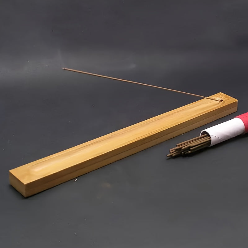 Handcrafted Bamboo Incense Holder for Meditation Relaxation Home Garden Patio