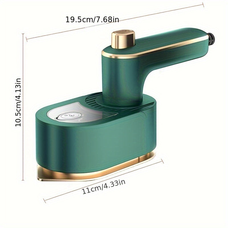 Plancha de viaje portátil con colgador y calentamiento rápido, diseño compacto y plegable