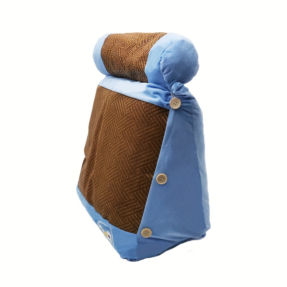 Pregnancy Pillow Summer Breathable Triangle Cushion for Bed and Sofa Removable Washable