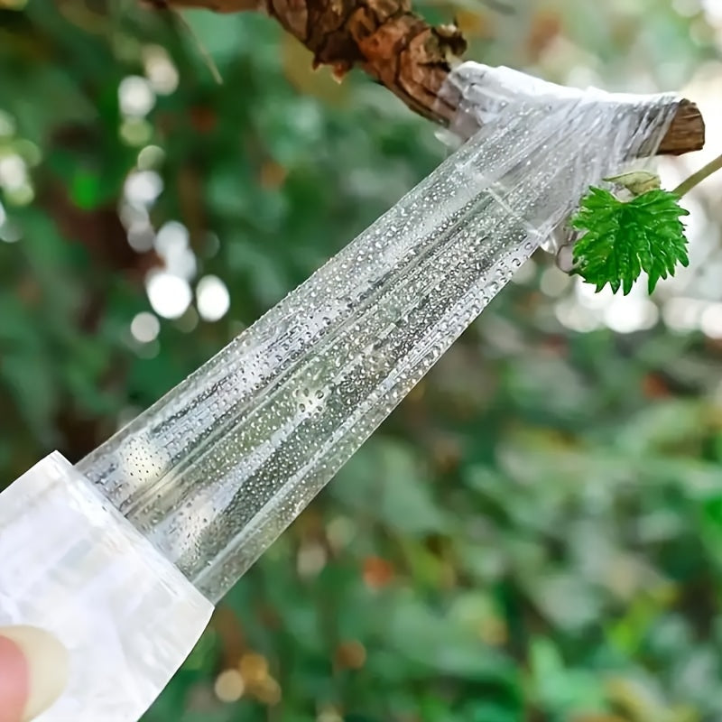 4-Pack Stretchable PE Plastic Grafting Wraps Self-Adhesive Tree Support