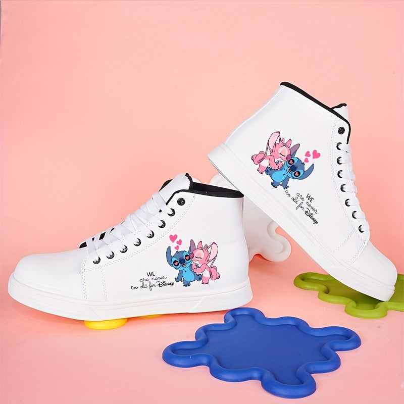 Unisex Casual Canvas Sneakers - Black White All-Season Comfort Low High Top