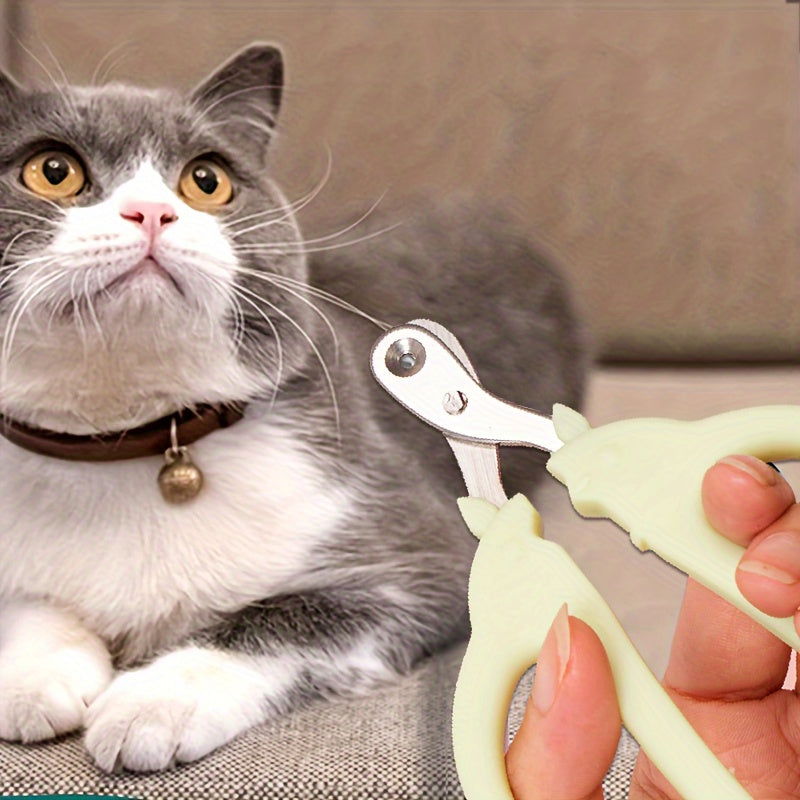 Cat Nail Clippers for All Sizes and Breeds with Safety Guard and Anti-Bleed Hole