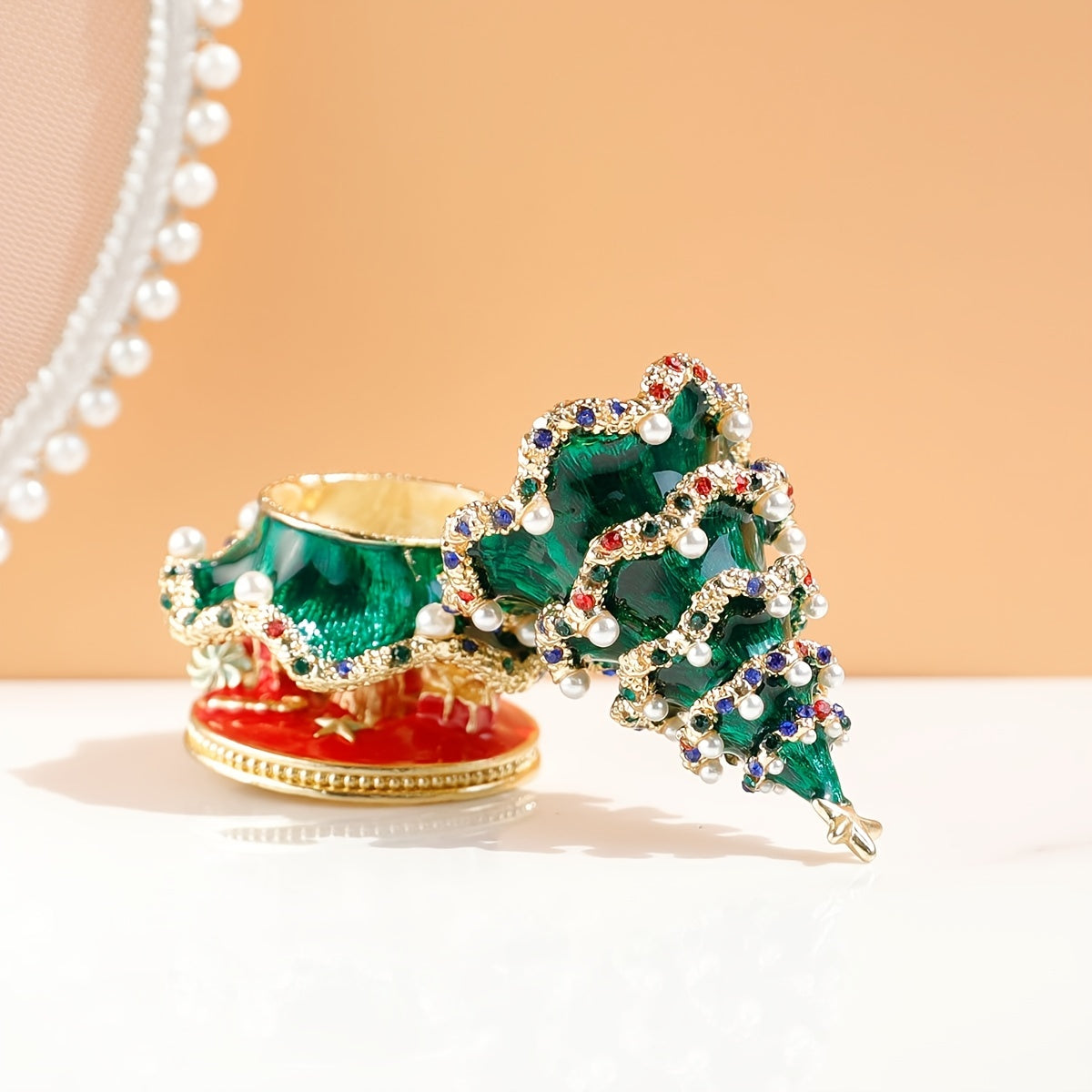 Рождественский украшение в виде нарисованной елки для подарков и украшений