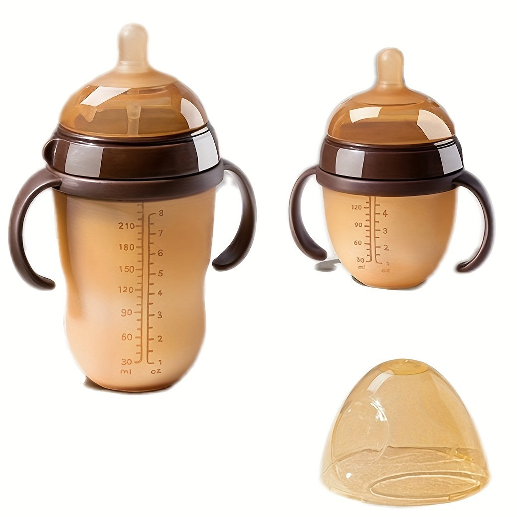 Baby Feeding Bottle Silicone 150ml 250ml with Handle for Newborns