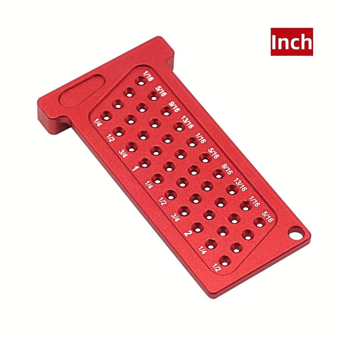 Universal Aluminum Scribe Ruler with Metric and Inch Measurements for Woodworking