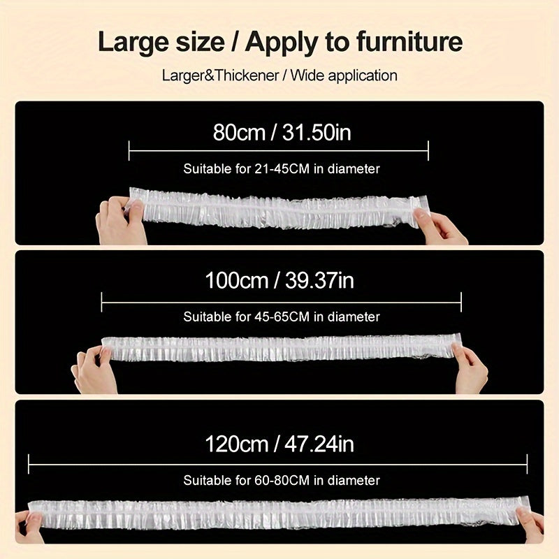 Clear Plastic Food Covers for Trays A and B Waterproof Dustproof Food-Grade
