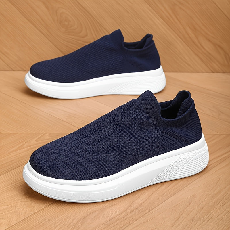 Men's Breathable Slip-On Sneakers for Casual and All-Season Wear