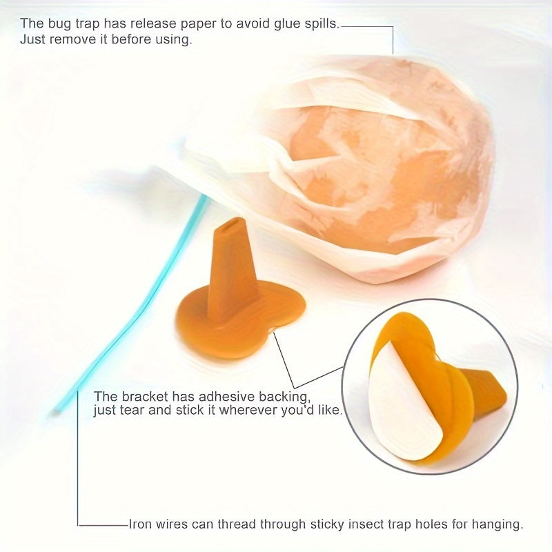 Bolas de trampa para insectos de plástico resistentes al agua, al calor y para uso en interiores y exteriores