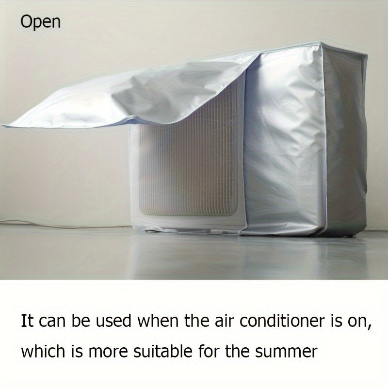 Outdoor Air Conditioner Cover Waterproof Dustproof Thermal Insulation Snow Blocker