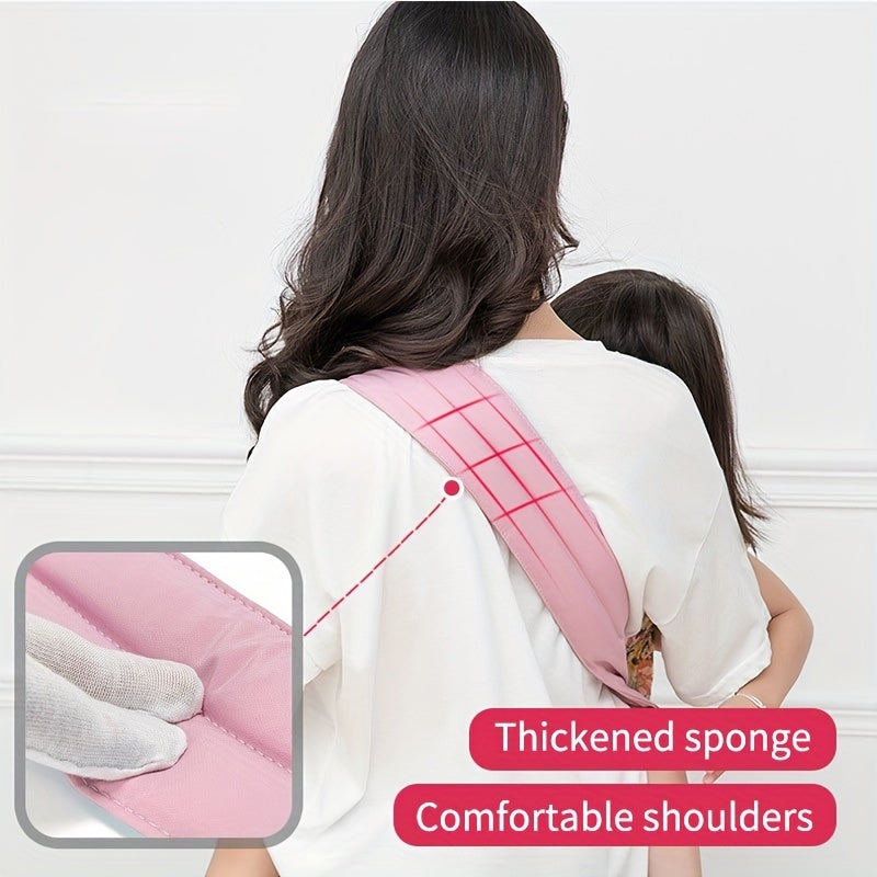 Lightweight Baby Carrier with Front-Hugging Waist Stool and Breastfeeding Stool for Newborns