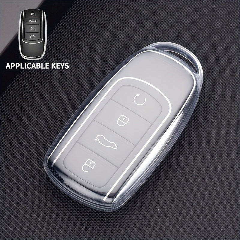 Universal TPU Car Key Cover For SUV And Sedan Durable Protective Case