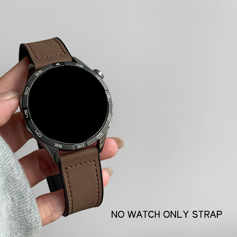 Green Silicone Watch Strap for Smartwatches with Magnetic Metal Clasp Compatible with Galaxy Garmin Xiaomi Huawei